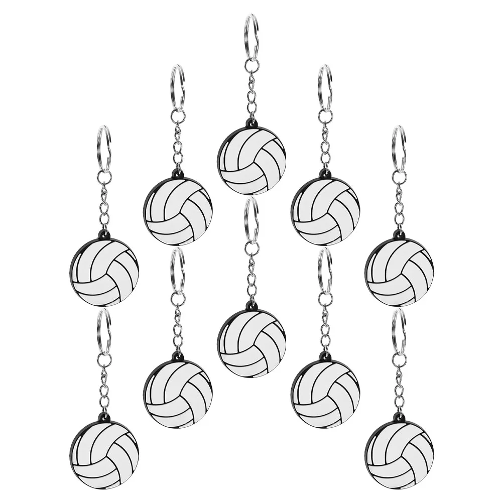 10 Pcs Volleyball Keychain Portable Pendant Adorable Hanging Bag Metal Children Decorative
10 Pcs Volleyball Keychain Portable Pendant Adorable Hanging Bag Metal Children Decorative
