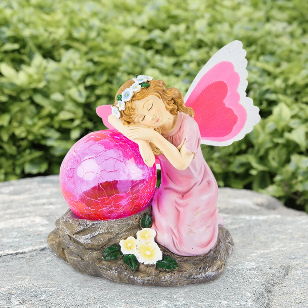 Flower Fairy Statue Solar Garden Light Art Figurine Lights Outdoor Waterproof Garden Landscape Lamp Decoration for Yard Patio
Flower Fairy Statue Solar Garden Light Art Figurine Lights Outdoor Waterproof Garden Landscape Lamp Decoration for Yard Patio