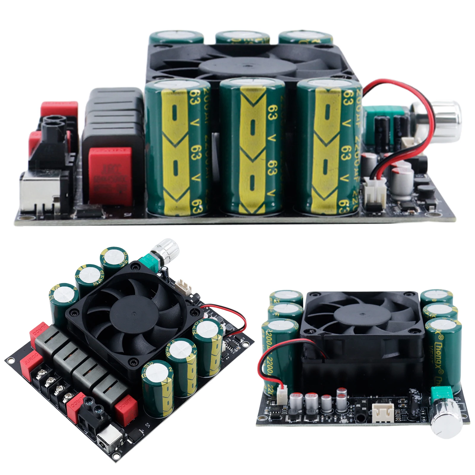 ZK-6002 1200W Modulation Amplifiers Chip TPA3255 Thicken HiFi Modulation Amplifiers 600W+600W with High/Low Frequency Adjustment
ZK-6002 1200W Modulation Amplifiers Chip TPA3255 Thicken HiFi Modulation Amplifiers 600W+600W with High/Low Frequency Adjustment