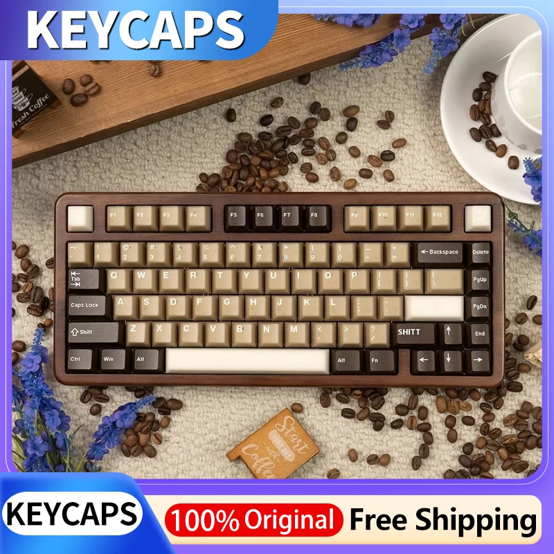 164 Keys Retro Brown Latte Coffee Keycaps Cherry Profile Double Shot PBT PC Material for Mechanical Keyboard Translucent Keycaps
164 Keys Retro Brown Latte Coffee Keycaps Cherry Profile Double Shot PBT PC Material for Mechanical Keyboard Translucent Keycaps