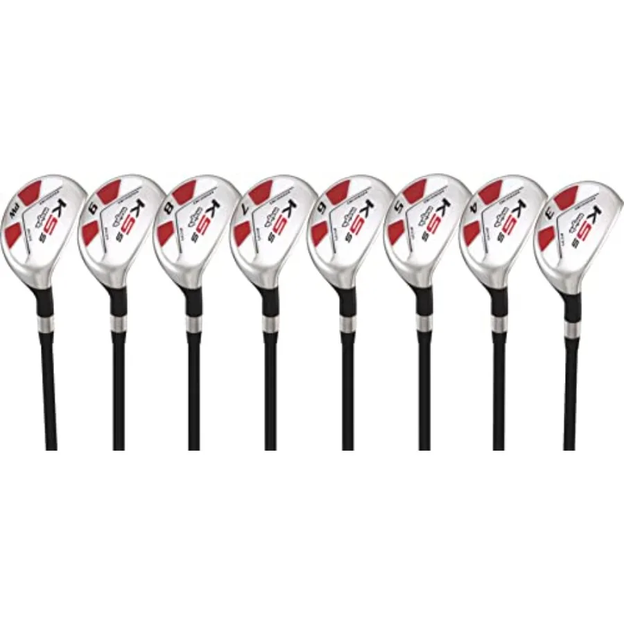 Senior Mens Golf All Hybrid Complete Full Set: 3-9 PW, Senior Flex, Midsize K5s Grips, High Traction Tech, Right Handed
Senior Mens Golf All Hybrid Complete Full Set: 3-9 PW, Senior Flex, Midsize K5s Grips, High Traction Tech, Right Handed