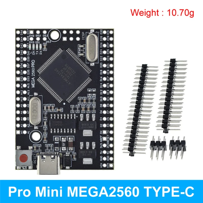 Durable-For MEGA 2560 PRO Embed CH340G/ATMEGA2560-16AU Chip With Male Pinheaders Compatible For Arduino Mega2560 DIY,For MEGA 25
Durable-For MEGA 2560 PRO Embed CH340G/ATMEGA2560-16AU Chip With Male Pinheaders Compatible For Arduino Mega2560 DIY,For MEGA 25