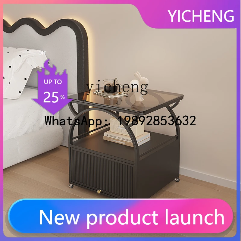 bedside table household bedroom small shelf light luxury high-end side cabinet
bedside table household bedroom small shelf light luxury high-end side cabinet