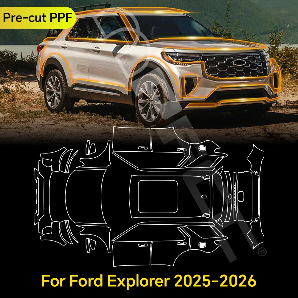 For Ford Explorer 2025 2026 Precut PPF TPU Anti-scratch Paint Protection Film Car Clear Bra Resistant Repairable Invisible Cover
For Ford Explorer 2025 2026 Precut PPF TPU Anti-scratch Paint Protection Film Car Clear Bra Resistant Repairable Invisible Cover