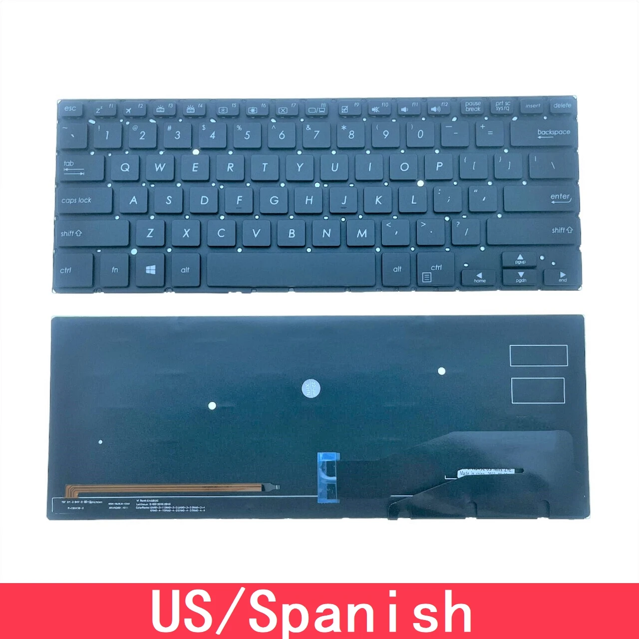 Клавиатура для ноутбука ASUS VivoBook Flip 14 TP410 TP410U TP410UA TP410UR TP410UA-DH51T TP410UA-DB51T, США, испанская с подсветкой
Клавиатура для ноутбука ASUS VivoBook Flip 14 TP410 TP410U TP410UA TP410UR TP410UA-DH51T TP410UA-DB51T, США, испанская с подсветкой