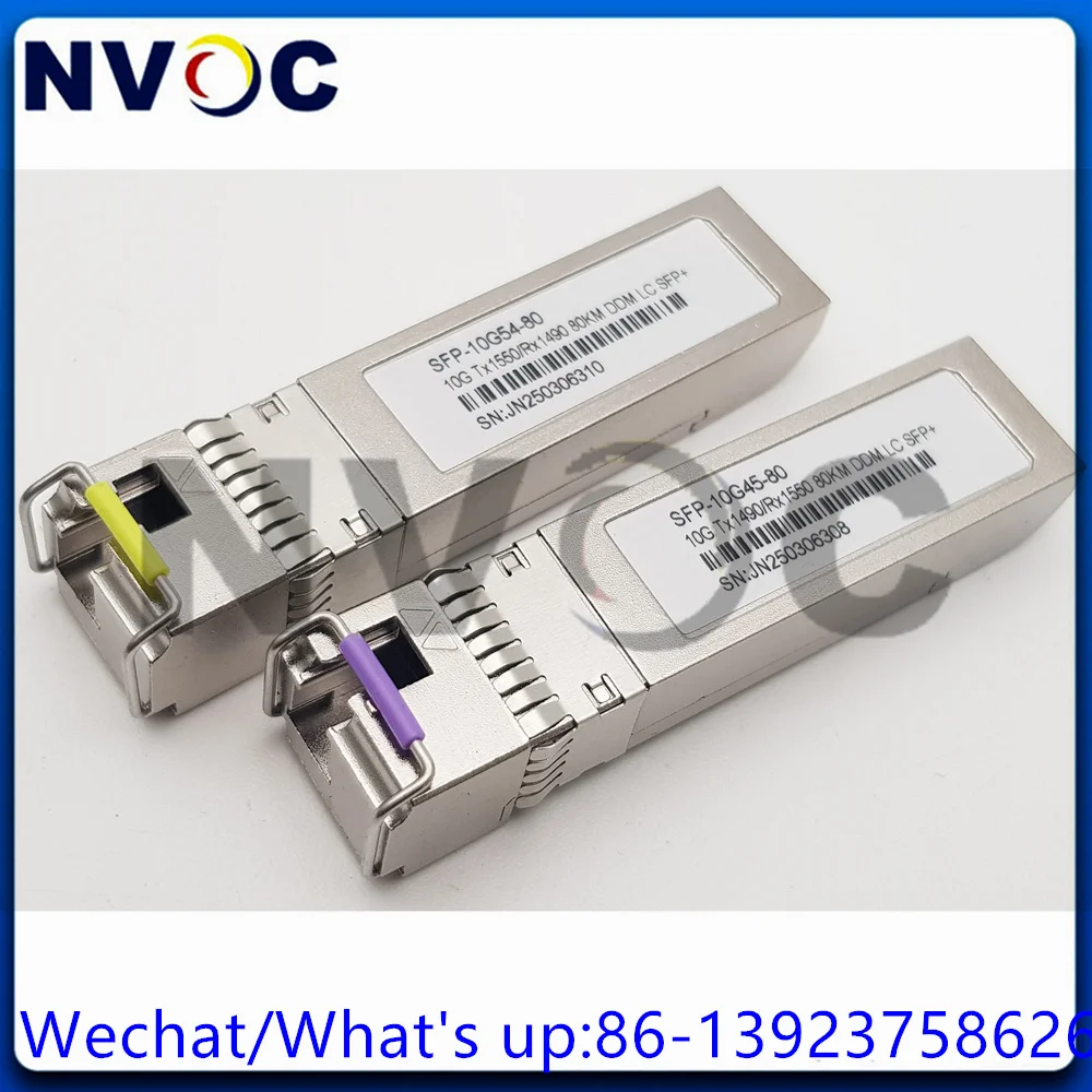 10G BIDI Optical Fiber Transcevier 80KM LC SM WDM 1490nm/1550nm SFP+ BIDI Module Compatible With Cisco/Huawei/Mikrotik Switch
10G BIDI Optical Fiber Transcevier 80KM LC SM WDM 1490nm/1550nm SFP+ BIDI Module Compatible With Cisco/Huawei/Mikrotik Switch