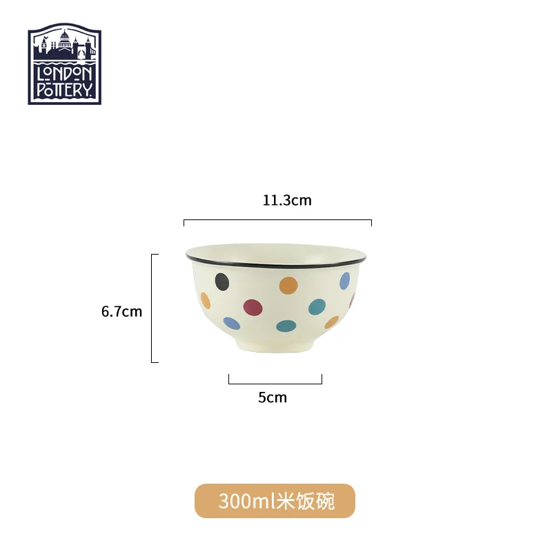 London Pottery 300ML ceramics pottery rice bowl fruit ramen bowl instant noodles salad bowl pretty french tableware for kitchen
London Pottery 300ML ceramics pottery rice bowl fruit ramen bowl instant noodles salad bowl pretty french tableware for kitchen