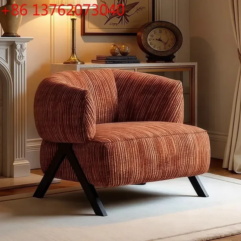 French retro solid wood single sofa chair living room household small apartment
French retro solid wood single sofa chair living room household small apartment