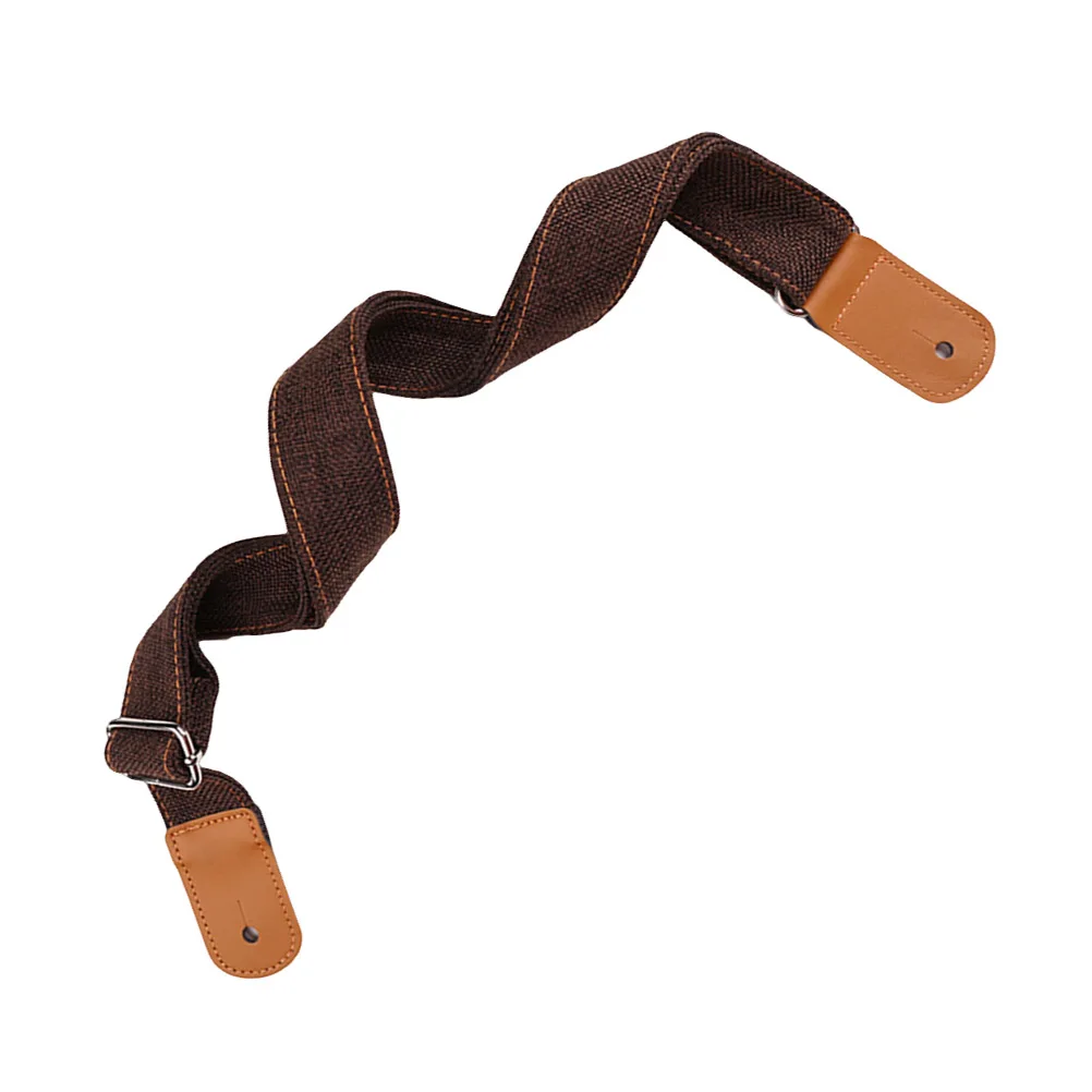 Guitar Strap Perfect Size Ukulele Cotton Diagonal Span Linen Coffee Color Practicability
Guitar Strap Perfect Size Ukulele Cotton Diagonal Span Linen Coffee Color Practicability