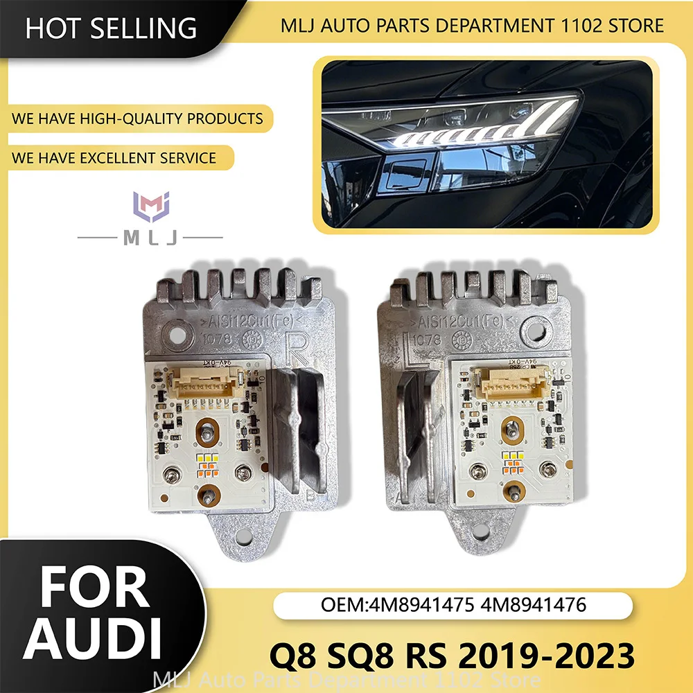 For Audi Q8L SQ8 RS 2019-2023 LED Headlight 4M8941475 4M8941476 DRL Light Source Module Unit Angel Eye Module Car Accessories
For Audi Q8L SQ8 RS 2019-2023 LED Headlight 4M8941475 4M8941476 DRL Light Source Module Unit Angel Eye Module Car Accessories