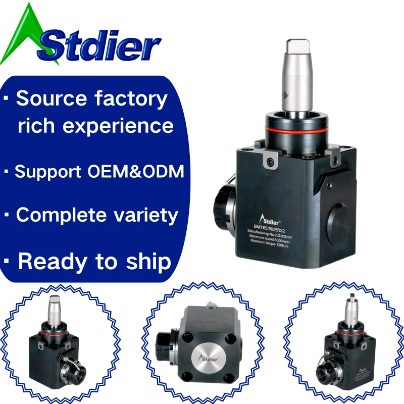 Stdier BMT Series Driven Tool Holder 90 Degree Live Holders for CNC Lathe Machine for BMT45-BMT65 Tools BMT65/90/ER32
Stdier BMT Series Driven Tool Holder 90 Degree Live Holders for CNC Lathe Machine for BMT45-BMT65 Tools BMT65/90/ER32
