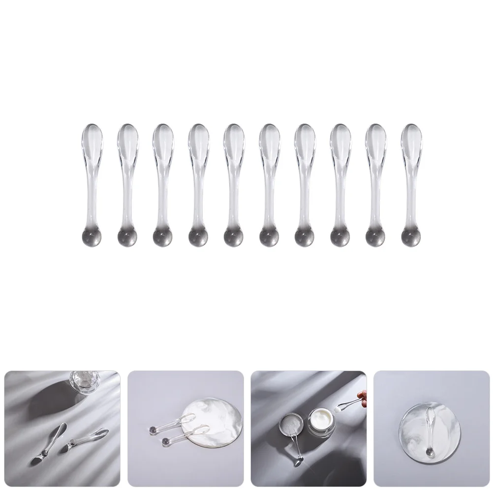 10pcs Eye Stick Transparent Abs Spatulas For Facial Mask Cream Application Skincare Spoon Moisturizer Applicator Lotion
10pcs Eye Stick Transparent Abs Spatulas For Facial Mask Cream Application Skincare Spoon Moisturizer Applicator Lotion