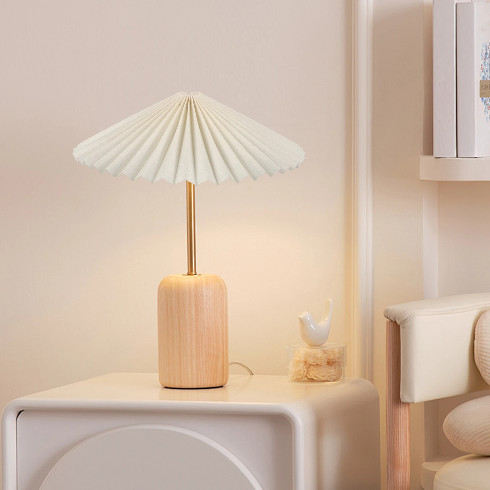 Umbrella Lampshade 31x16 White Rotatable Pleated Lamp Cover for Table Floor Bedroom Decorative Light Fixture Replacement
Umbrella Lampshade 31x16 White Rotatable Pleated Lamp Cover for Table Floor Bedroom Decorative Light Fixture Replacement