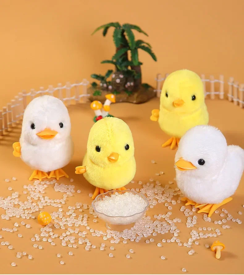 Little Duck Wind Up Toys Jumping Chick Cute Plush Simulation Educational Walking Plush Fur Chicken Interesting-Toys For Kids
Little Duck Wind Up Toys Jumping Chick Cute Plush Simulation Educational Walking Plush Fur Chicken Interesting-Toys For Kids