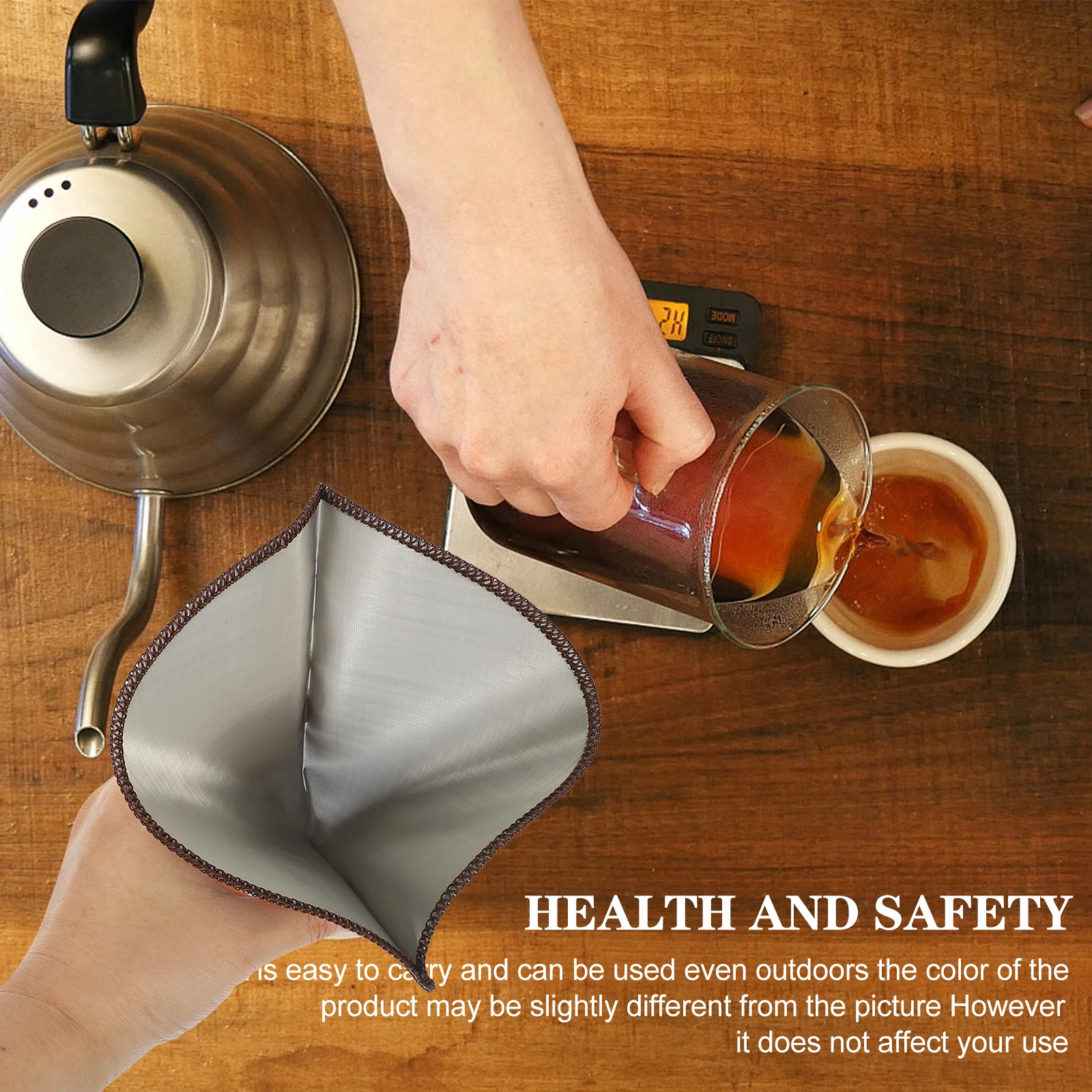 Stainless Steel Coffee Filter Reusable Washable Precision Durable Compact Lightweight Coffee Making Tool for Home
Stainless Steel Coffee Filter Reusable Washable Precision Durable Compact Lightweight Coffee Making Tool for Home