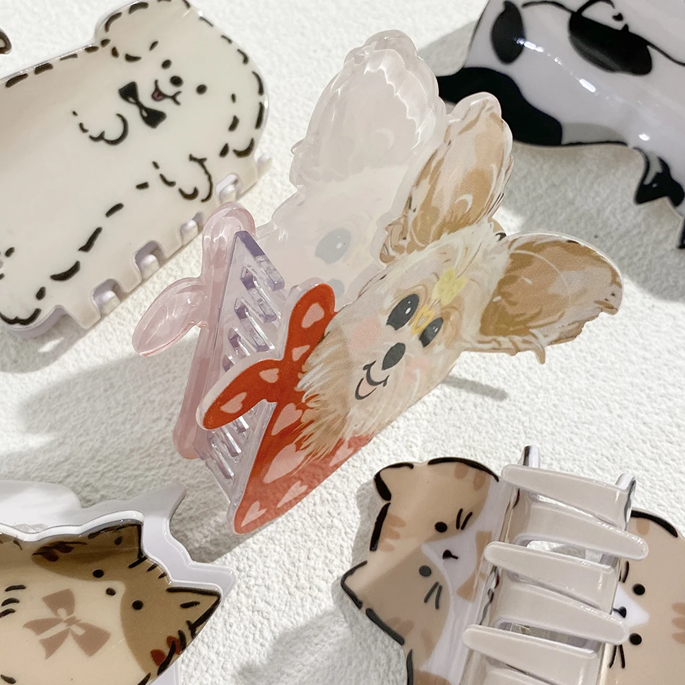 AENSOA Artist Designs Dalmatian Dog Creative Claw Clip Personality Animal Series Acrylic Double-faced Print Hair Accessories
AENSOA Artist Designs Dalmatian Dog Creative Claw Clip Personality Animal Series Acrylic Double-faced Print Hair Accessories