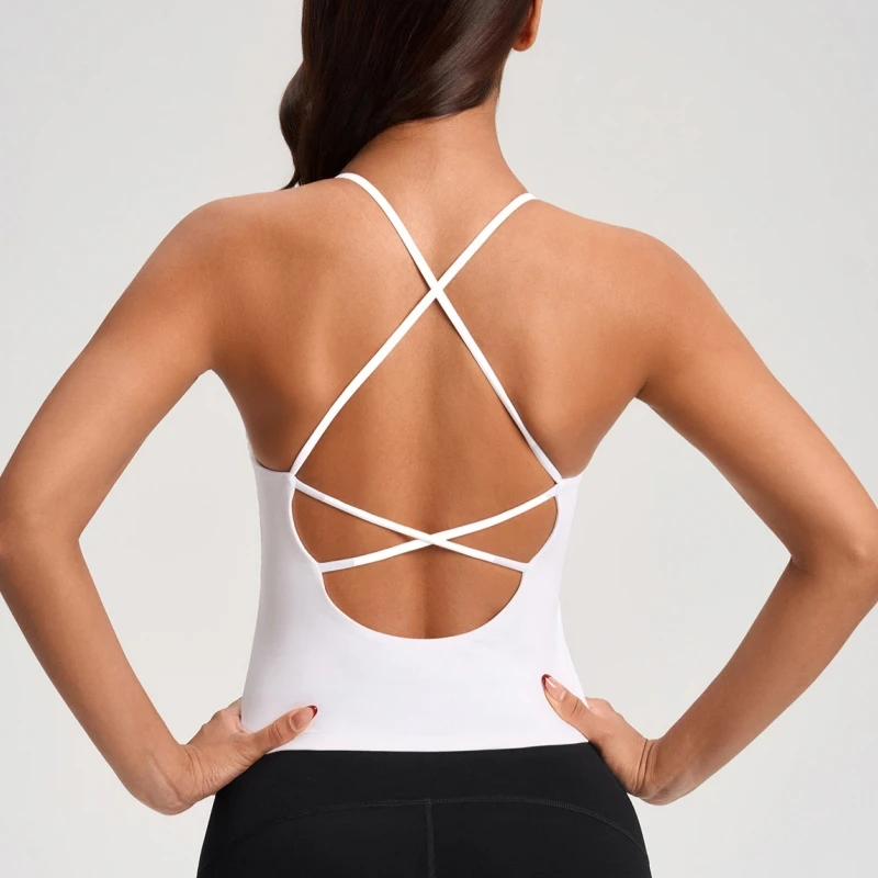 Спортивный бюстгальтер с перекрестными бретелями, топ для спортзала, жилет для йоги, женский ударопрочный бюстгальтер для фитнеса, пуш-ап, плотное нижнее белье для бега с накладкой на грудь
Спортивный бюстгальтер с перекрестными бретелями, топ для спортзала, жилет для йоги, женский ударопрочный бюстгальтер для фитнеса, пуш-ап, плотное нижнее белье для бега с накладкой на грудь