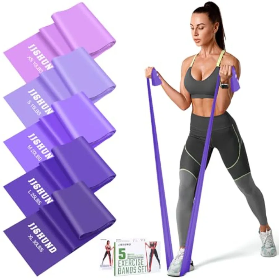 5 Pcs Resistance Bands, Professional Exercise Bands Elastic Stretch Bands for Fitness Yoga Pilates Stretching Strength Training
5 Pcs Resistance Bands, Professional Exercise Bands Elastic Stretch Bands for Fitness Yoga Pilates Stretching Strength Training