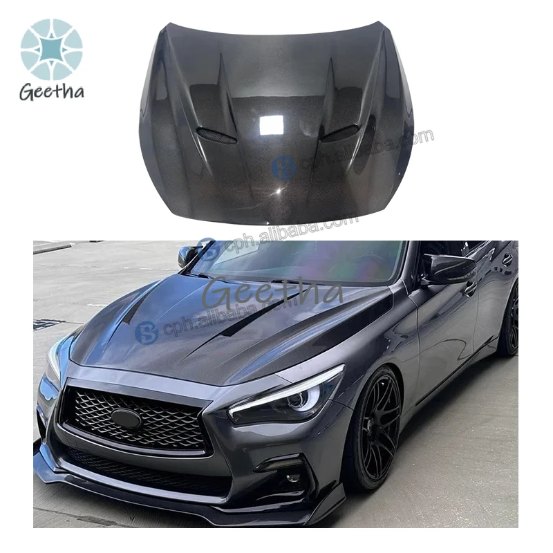 Car Auto Parts and Accessories MBJ Style Honeycomb Carbon Fiber Hood for Infiniti Q50 Q50L 2015-2020
Car Auto Parts and Accessories MBJ Style Honeycomb Carbon Fiber Hood for Infiniti Q50 Q50L 2015-2020