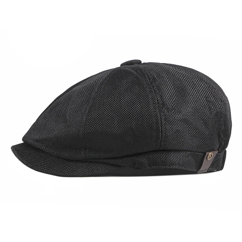 Men Newsboy Cap Thin Vintage Herringbone Octagon Spring Summer Cap Breathable Women Casual Striped Berets Flat Hat New
Men Newsboy Cap Thin Vintage Herringbone Octagon Spring Summer Cap Breathable Women Casual Striped Berets Flat Hat New