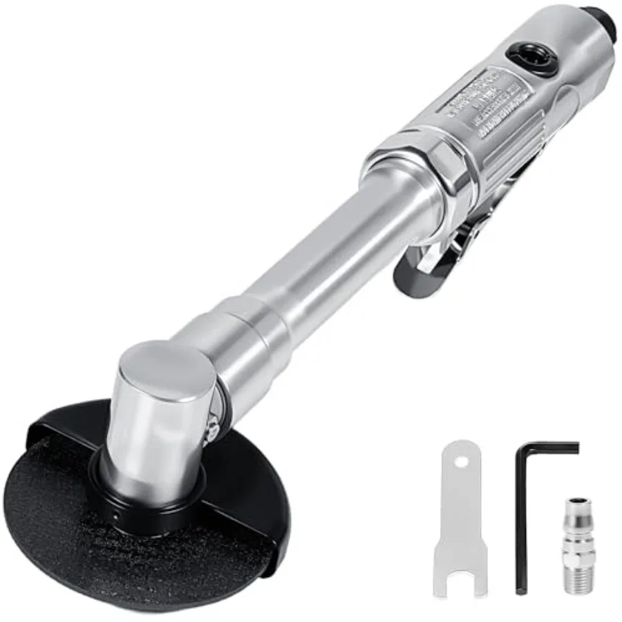 3" Pneumatic Cut Off Tool 18000RPM Air Grinder Extended Handle Air Cut Off Tool 11.14" Long Handle Cutting Tool Stepless Speed
3" Pneumatic Cut Off Tool 18000RPM Air Grinder Extended Handle Air Cut Off Tool 11.14" Long Handle Cutting Tool Stepless Speed
