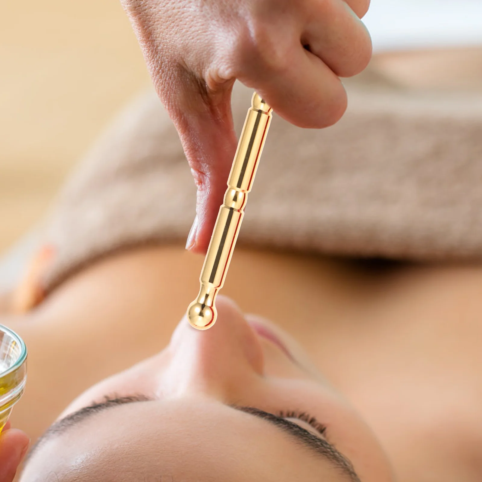 Massage Stick Brass Acupoint Massager Pen For Deep Tissue Relief Trigger Point Therapy Face Body Acupuncture Tool Rod
Massage Stick Brass Acupoint Massager Pen For Deep Tissue Relief Trigger Point Therapy Face Body Acupuncture Tool Rod