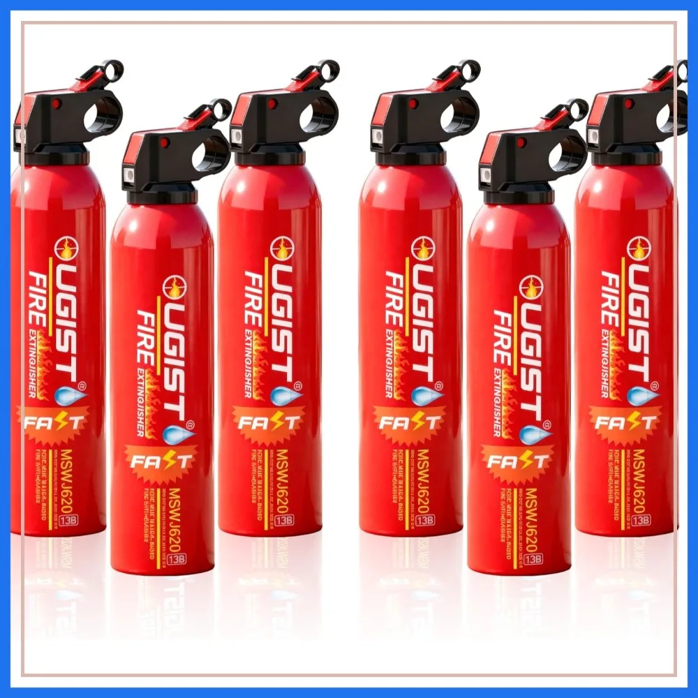 Small Portable Fire Extinguisher for Home, Kitchen, Car & Camping, 6-Pack, Water-Based, Quick Response, Prevents Re-Ignition
Small Portable Fire Extinguisher for Home, Kitchen, Car & Camping, 6-Pack, Water-Based, Quick Response, Prevents Re-Ignition