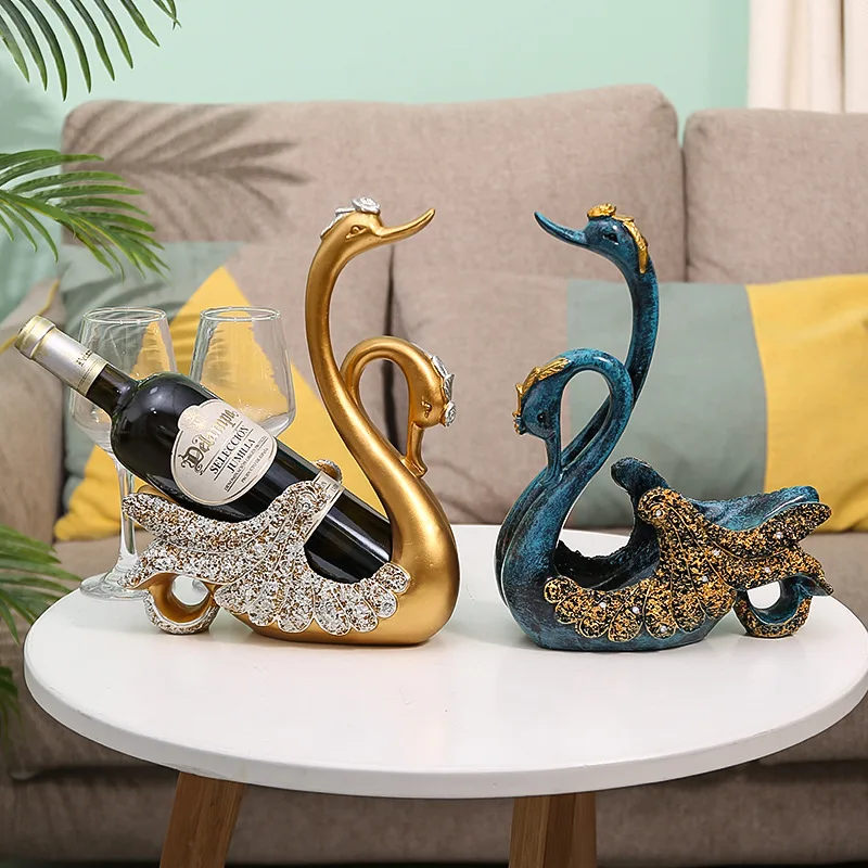 Swan with Colorful Wine Rack, Creative Couple Swan, Simple Resin, Dining Table Decorations, First Sight
Swan with Colorful Wine Rack, Creative Couple Swan, Simple Resin, Dining Table Decorations, First Sight