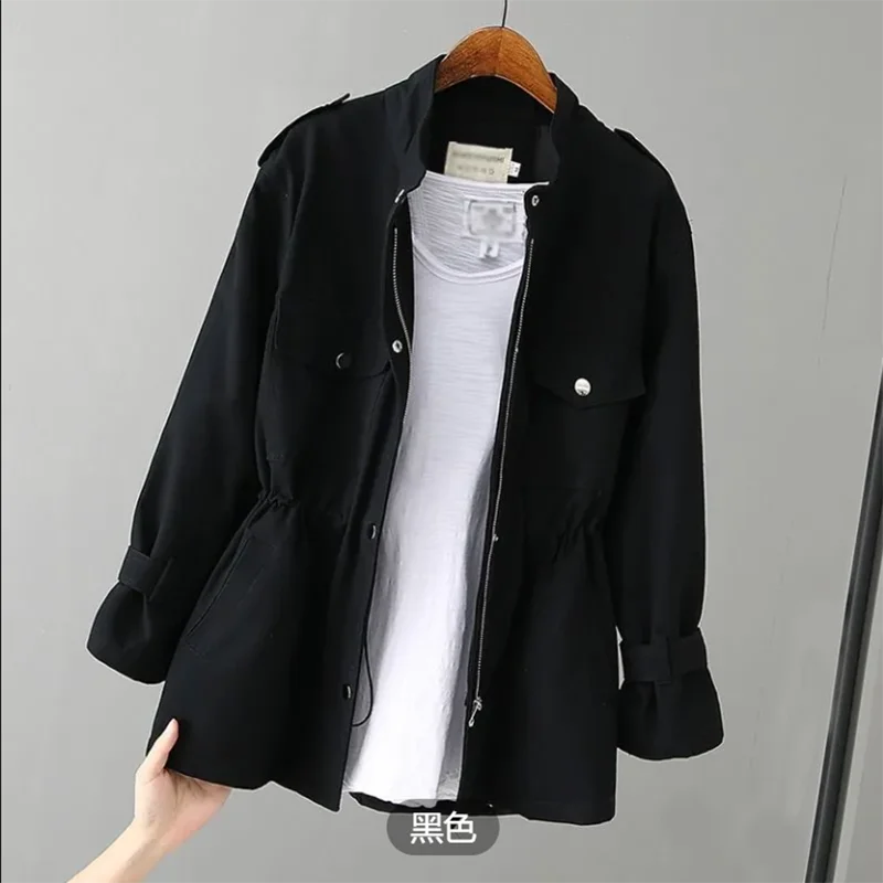Women's Spring Outerwear 2026 New Small Size Coat Medium-Length Loose Slimming Versatile Top for plus Size
Women's Spring Outerwear 2026 New Small Size Coat Medium-Length Loose Slimming Versatile Top for plus Size