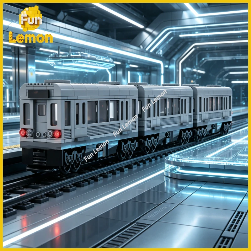 City Underground Subway Train MOC, Urban Public Transport Rail Model, Realistic Metro Locomotive Bricks for Adult Collectors
City Underground Subway Train MOC, Urban Public Transport Rail Model, Realistic Metro Locomotive Bricks for Adult Collectors