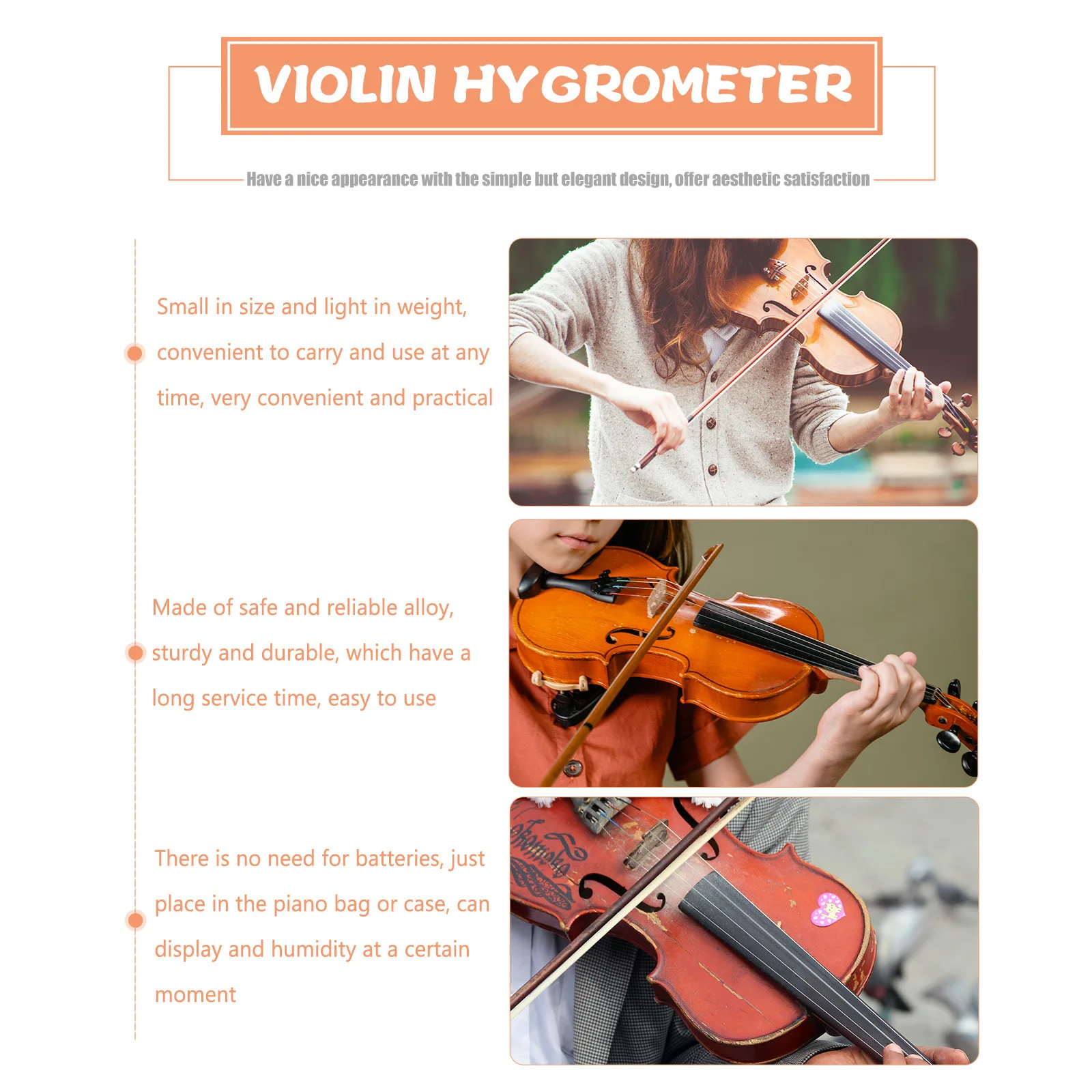 Guitar Humidity Meter Violin Hygrometer Portable Durable Humidity Monitor for Musical Instrument Case Without
Guitar Humidity Meter Violin Hygrometer Portable Durable Humidity Monitor for Musical Instrument Case Without