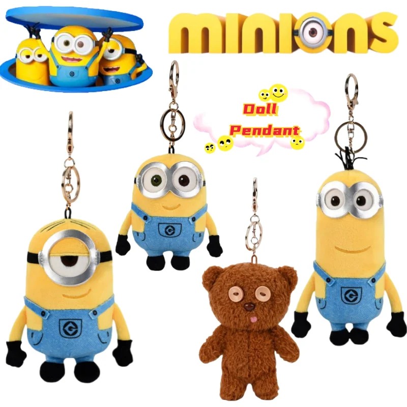 New Despicable Me Minions Tim Anime Peripheral Cartoon Cute Doll Pendant Keychain for Boys and Girls High-Value Bag Decoration
New Despicable Me Minions Tim Anime Peripheral Cartoon Cute Doll Pendant Keychain for Boys and Girls High-Value Bag Decoration