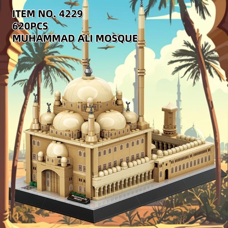 620 шт. модель архитектуры Мухаммед Али Мечеть Коиро Египет строительные блоки модель кирпичи подарок для детей маленькая коллекция кирпичей
620 шт. модель архитектуры Мухаммед Али Мечеть Коиро Египет строительные блоки модель кирпичи подарок для детей маленькая коллекция кирпичей