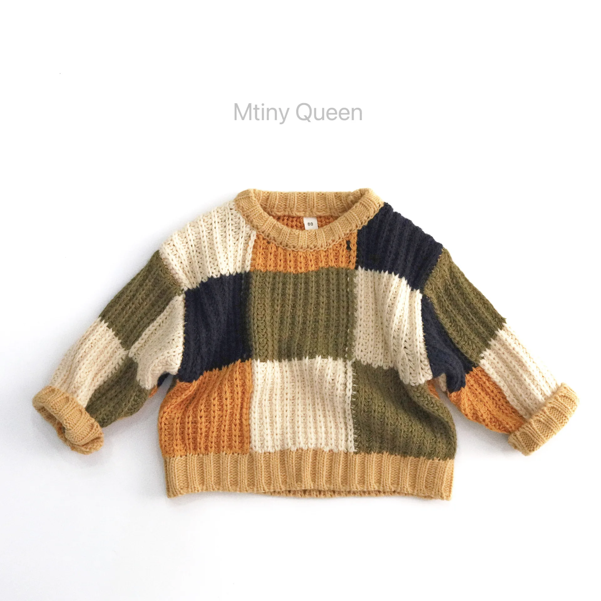 Vintage Autumn Kids Boys Sweater Contrast Plaid Long Sleeve 1-10Y Baby Boys Knitwear Loose Korean Soft Children Boys Pullovers
Vintage Autumn Kids Boys Sweater Contrast Plaid Long Sleeve 1-10Y Baby Boys Knitwear Loose Korean Soft Children Boys Pullovers