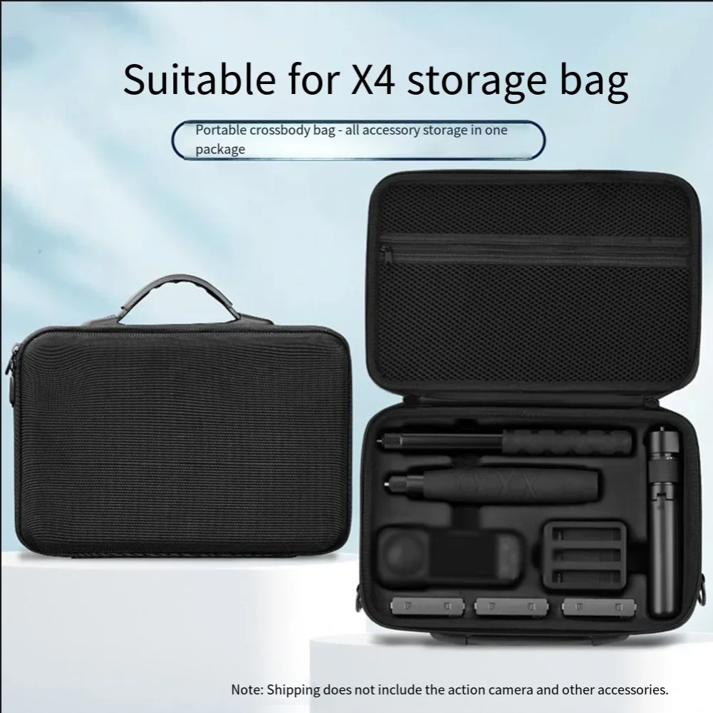 Sports Camera Storage Box 31x25.5x7.3cm Portable Single Shoulder Crossbody Handbag For Insta360 X4/X5 Action Camera Accessories
Sports Camera Storage Box 31x25.5x7.3cm Portable Single Shoulder Crossbody Handbag For Insta360 X4/X5 Action Camera Accessories