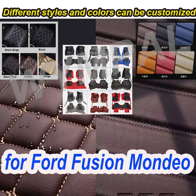 Роскошные автомобильные коврики на заказ для Ford Fusion Mondeo 2017 2018 2019 2020, роскошные кожаные автомобильные коврики для мужчин и женщин
Роскошные автомобильные коврики на заказ для Ford Fusion Mondeo 2017 2018 2019 2020, роскошные кожаные автомобильные коврики для мужчин и женщин