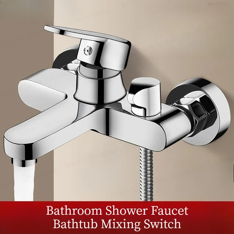 Triple Shower Faucet with Full Copper Material Mixing Valve Hot and Cold Water Bathtub Mixing Switch Bathroom Shower Set
Triple Shower Faucet with Full Copper Material Mixing Valve Hot and Cold Water Bathtub Mixing Switch Bathroom Shower Set