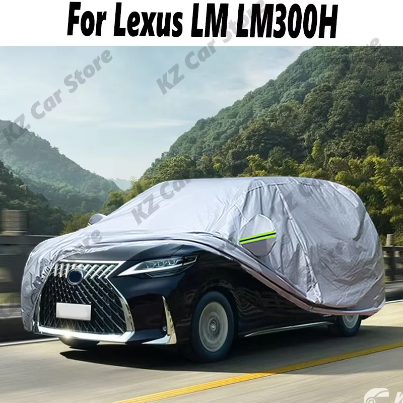 Водонепроницаемый автомобильный чехол для Lexus LM LM300H, уличный MPV солнцезащитный козырек, защита от УФ-лучей, дождя, снега, льда, пылезащитный чехол
Водонепроницаемый автомобильный чехол для Lexus LM LM300H, уличный MPV солнцезащитный козырек, защита от УФ-лучей, дождя, снега, льда, пылезащитный чехол