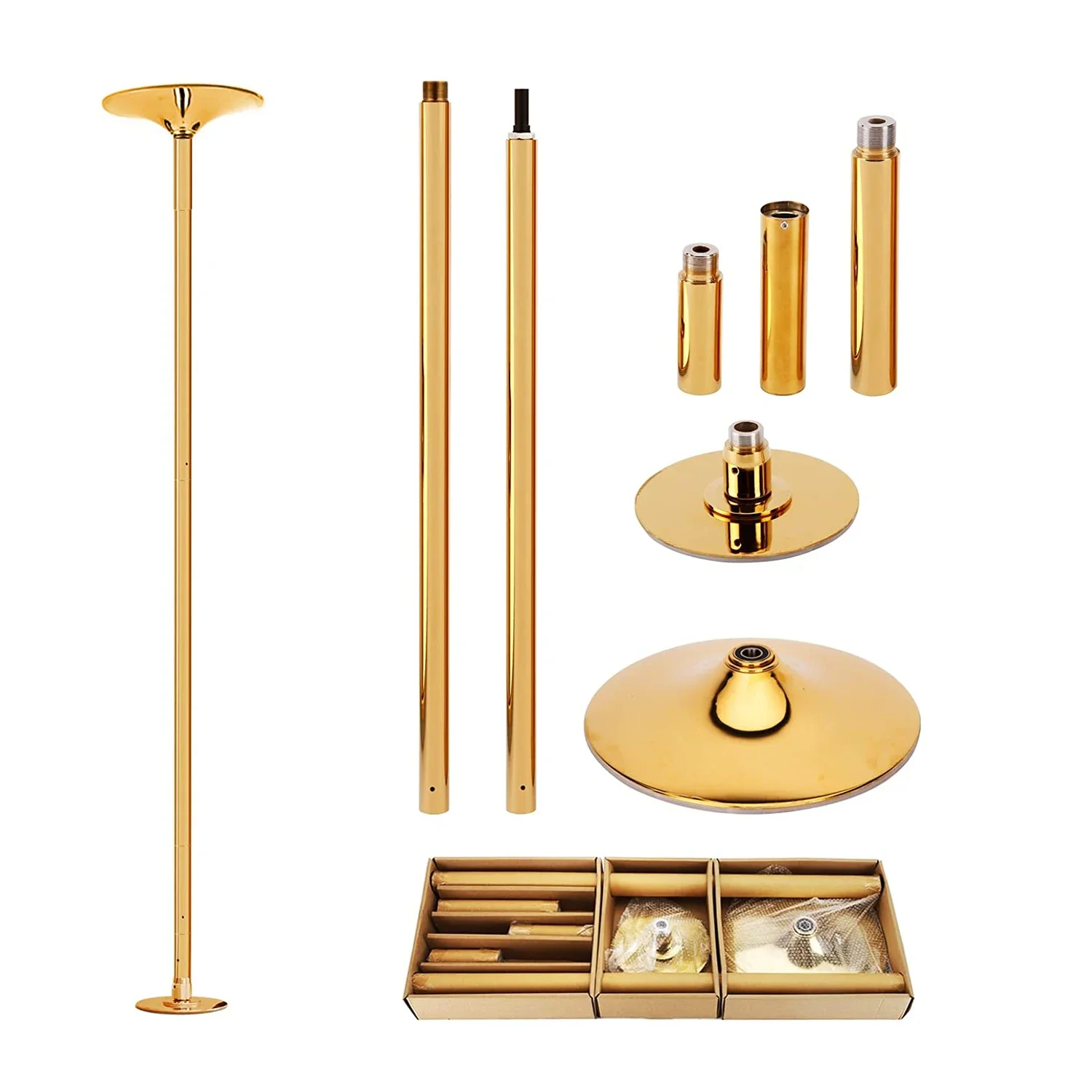 Portable Golden Reinforced Rotating Pole Dance Bar Home Dance Bar Pole Dance Tube Bar
Portable Golden Reinforced Rotating Pole Dance Bar Home Dance Bar Pole Dance Tube Bar