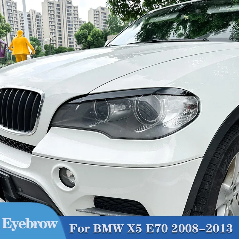 Gloss Black Carbon Fiber Car Headlight Lamp Eyebrows Cover Trim Auto Eyelids Lids Head Light Eyebrow For BMW X5 E70 2008-2013
Gloss Black Carbon Fiber Car Headlight Lamp Eyebrows Cover Trim Auto Eyelids Lids Head Light Eyebrow For BMW X5 E70 2008-2013