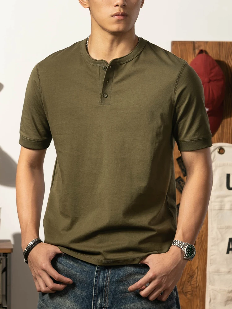 LKPK American Retro Airmark Pure Cotton ort Sve Henry irt Men's Fitn Hardman Military een T-irt f Sve
LKPK American Retro Airmark Pure Cotton ort Sve Henry irt Men's Fitn Hardman Military een T-irt f Sve