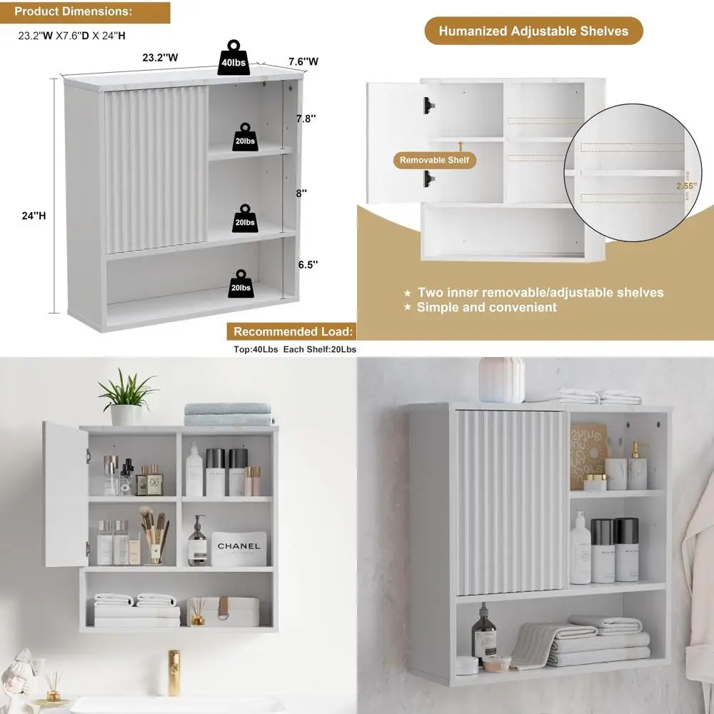 Современный аптечка из белого искусственного мрамора с регулируемой полкой, изогнутый настенный органайзер для хранения вещей для ванной комнаты
Современный аптечка из белого искусственного мрамора с регулируемой полкой, изогнутый настенный органайзер для хранения вещей для ванной комнаты