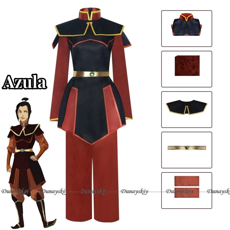 Azula Anime Cosplay Costume Clothes Uniform Cosplay Performance Dress Daily Outfit Halloween Party Woman Azula Battle Dress
Azula Anime Cosplay Costume Clothes Uniform Cosplay Performance Dress Daily Outfit Halloween Party Woman Azula Battle Dress