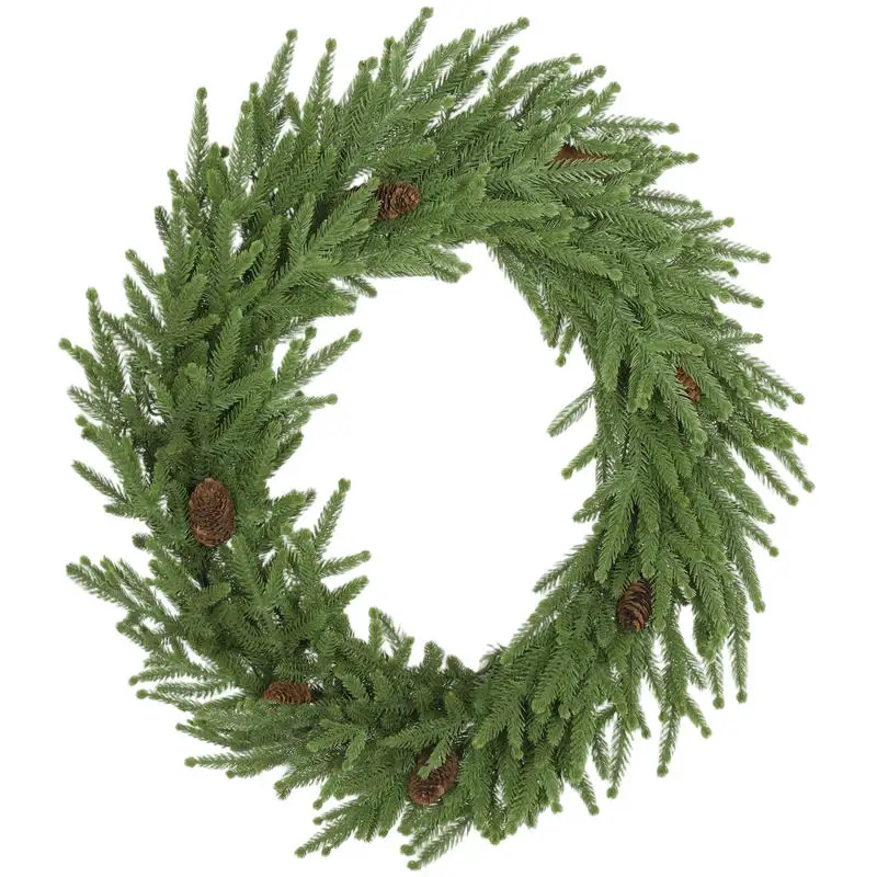 HOMCOM 24 inch Christmas Wreath, Artificial Norfolk Pine Wreath with Pine Cones and 88 Realistic Branches for Door, Wall
HOMCOM 24 inch Christmas Wreath, Artificial Norfolk Pine Wreath with Pine Cones and 88 Realistic Branches for Door, Wall