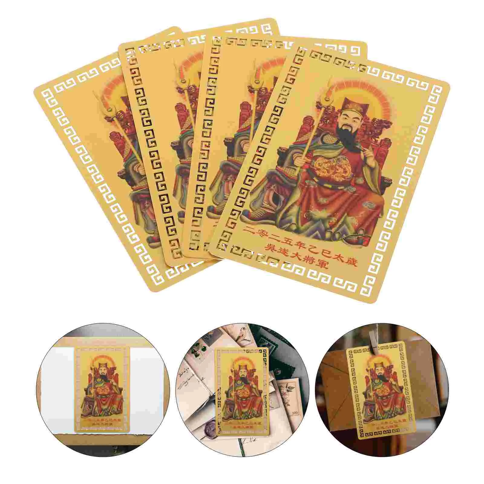 Card Tai Sui Gold Bracelet Charms Luck Chinese Feng Aluminum-magnesium Alloy Decor
Card Tai Sui Gold Bracelet Charms Luck Chinese Feng Aluminum-magnesium Alloy Decor