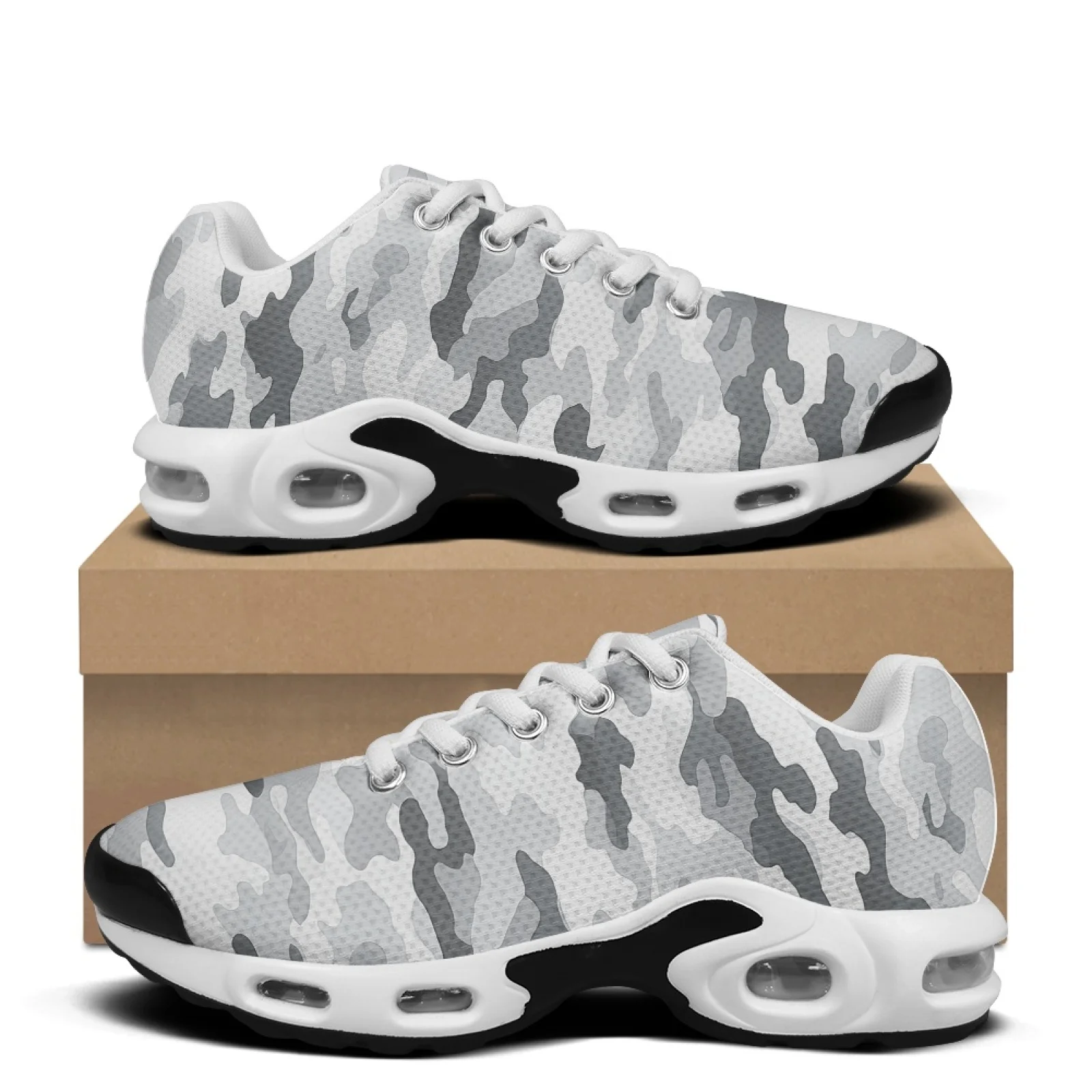 XIXIRIMIDO Camouflage Air-Cushioned Sneakers Women's Running Shoes Men's Commuter Shoe Lightweight Breathable Soft Comfortable
XIXIRIMIDO Camouflage Air-Cushioned Sneakers Women's Running Shoes Men's Commuter Shoe Lightweight Breathable Soft Comfortable