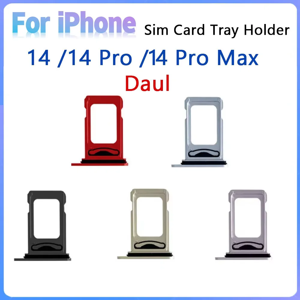 Dual Sim Card 14 14plus For iPhone 14 Pro Max Holder SIM Card Tray Slot Holder Adapter Socket Replacement Parts for ip14+ Pin
Dual Sim Card 14 14plus For iPhone 14 Pro Max Holder SIM Card Tray Slot Holder Adapter Socket Replacement Parts for ip14+ Pin