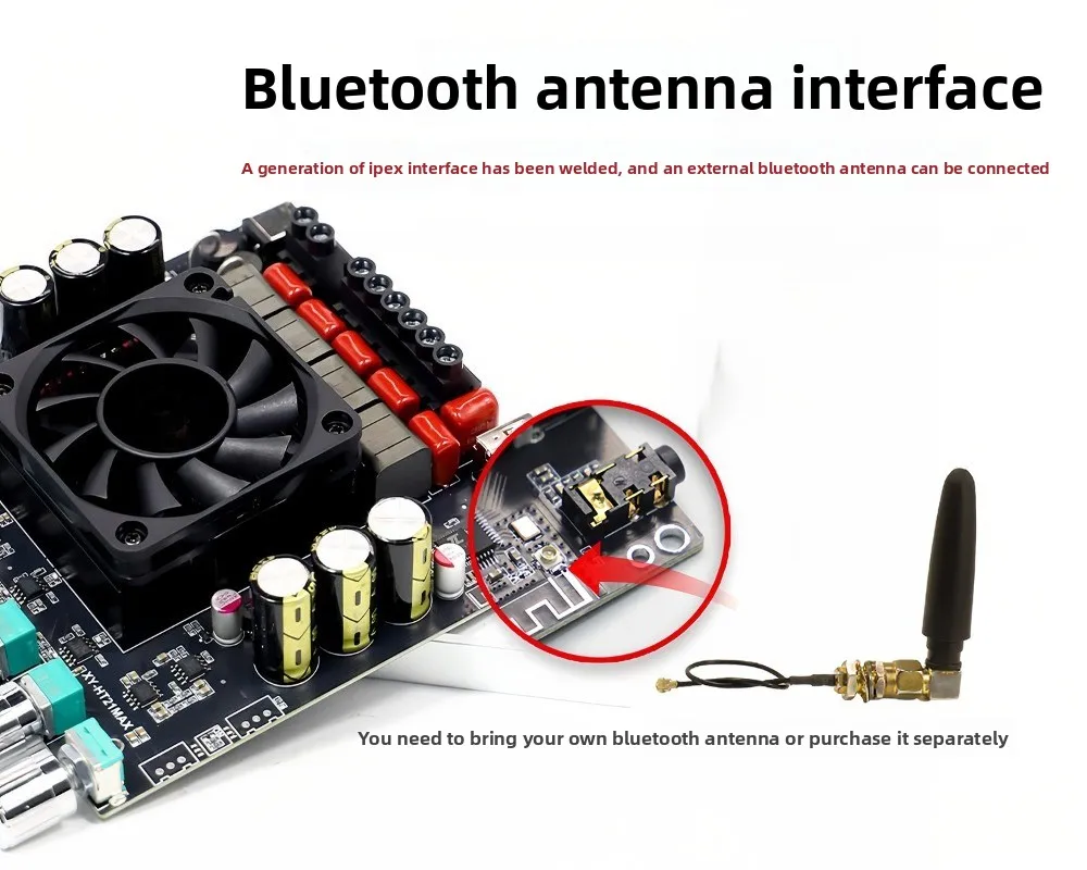 2.1 channel Bluetooth digital power amplifier board high power HIFI audio module 200W + 400W dual core
2.1 channel Bluetooth digital power amplifier board high power HIFI audio module 200W + 400W dual core