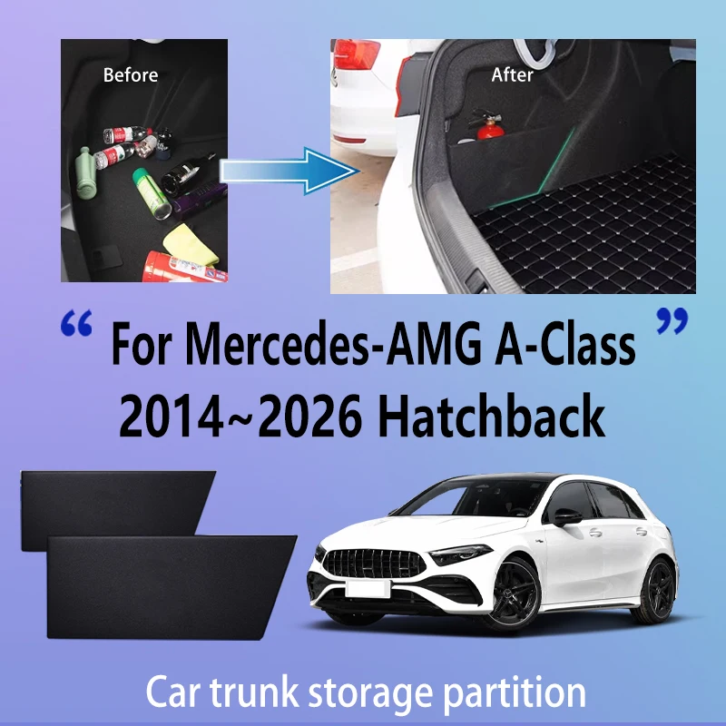 Автомобильные аксессуары для Mercedes-AMG A-Class HatchBack 2014 ~ 2026, перегородка для хранения багажника, многофункциональное хранилище, автозапчасти для интерьера
Автомобильные аксессуары для Mercedes-AMG A-Class HatchBack 2014 ~ 2026, перегородка для хранения багажника, многофункциональное хранилище, автозапчасти для интерьера