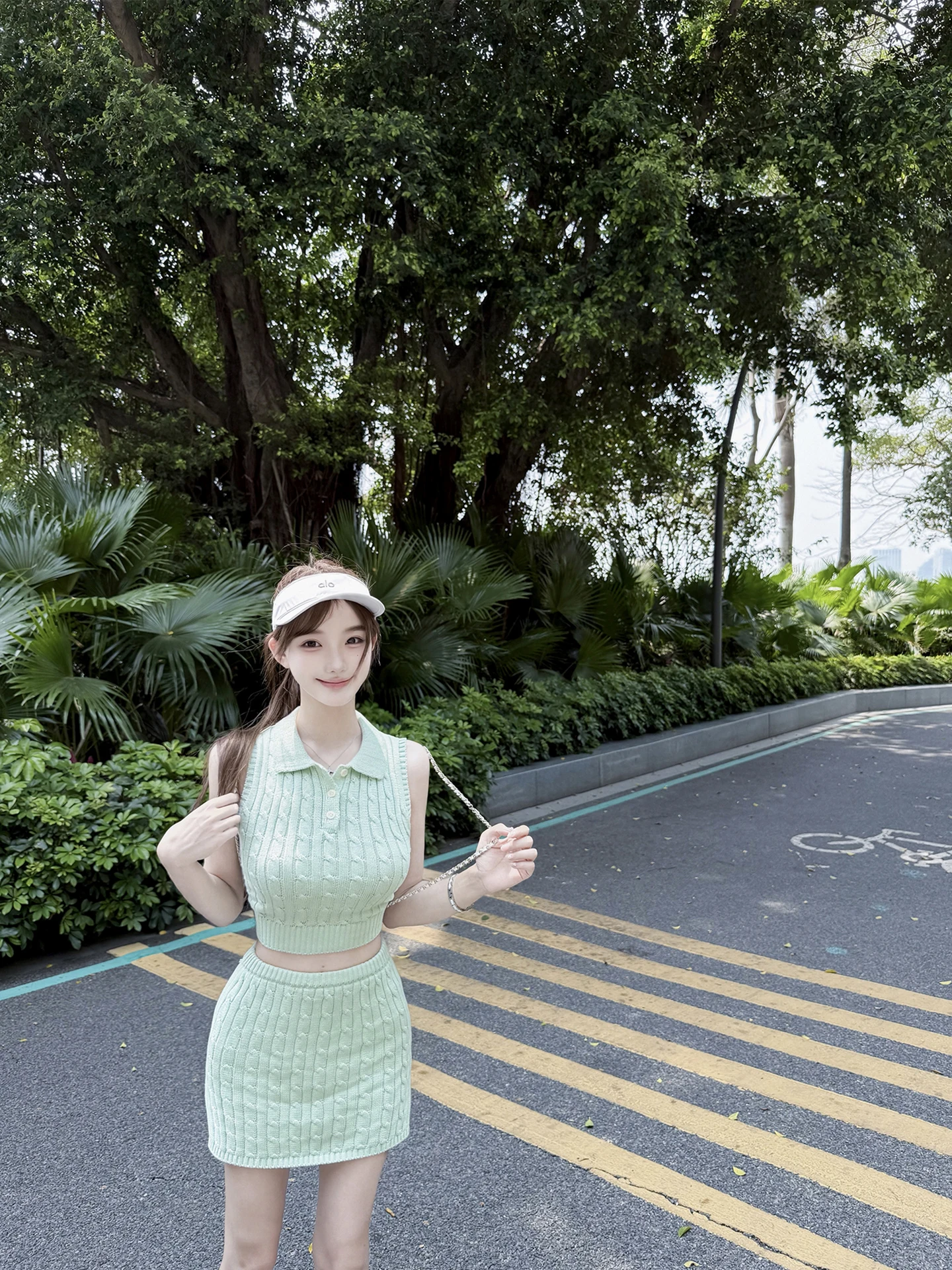 Rouyuzhao Neck Knitted Vest High Waist Skirt Set Cotton Pure Desirable Quality Summer Fashion Women's Two-Piece Suit
Rouyuzhao Neck Knitted Vest High Waist Skirt Set Cotton Pure Desirable Quality Summer Fashion Women's Two-Piece Suit